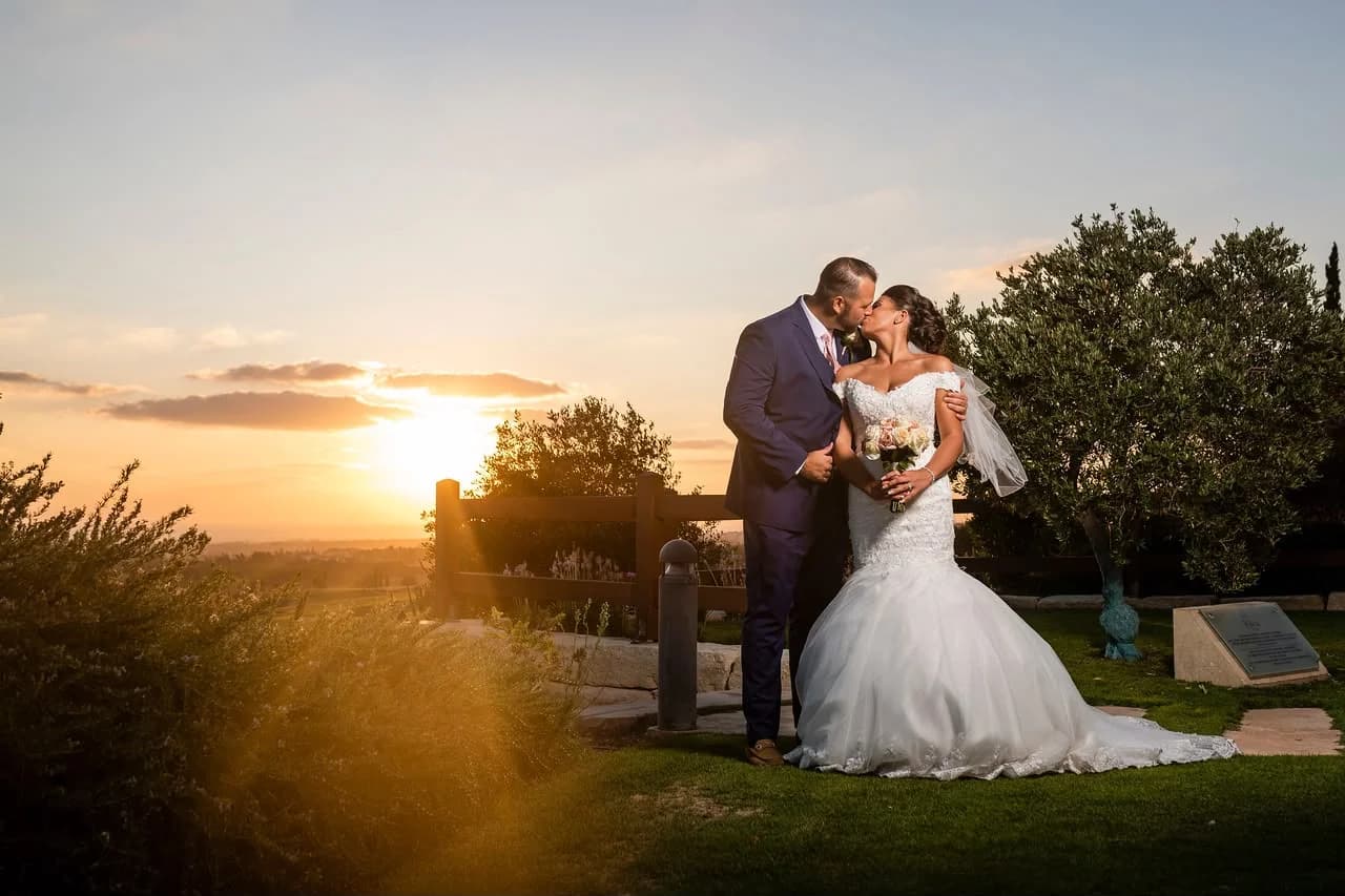 Couple at sunset at Elea